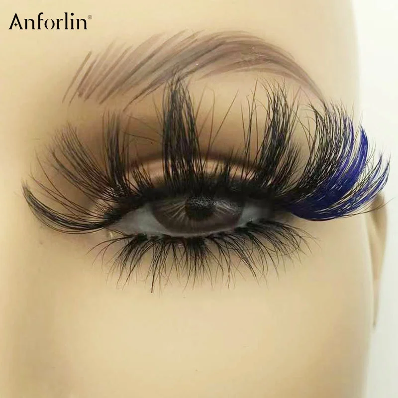 Anforlin blue color lashes wholesale 25mm 3d full strip lashes custom fluffy faux mink color eyelash vendor
Anforlin blue color lashes wholesale 25mm 3d full strip lashes custom fluffy faux mink color eyelash vendor