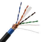 CAT6 1000FT BC CCA SFTP FTP UTP PVC PE Double Sheath Cat 6 Network Cable 305m