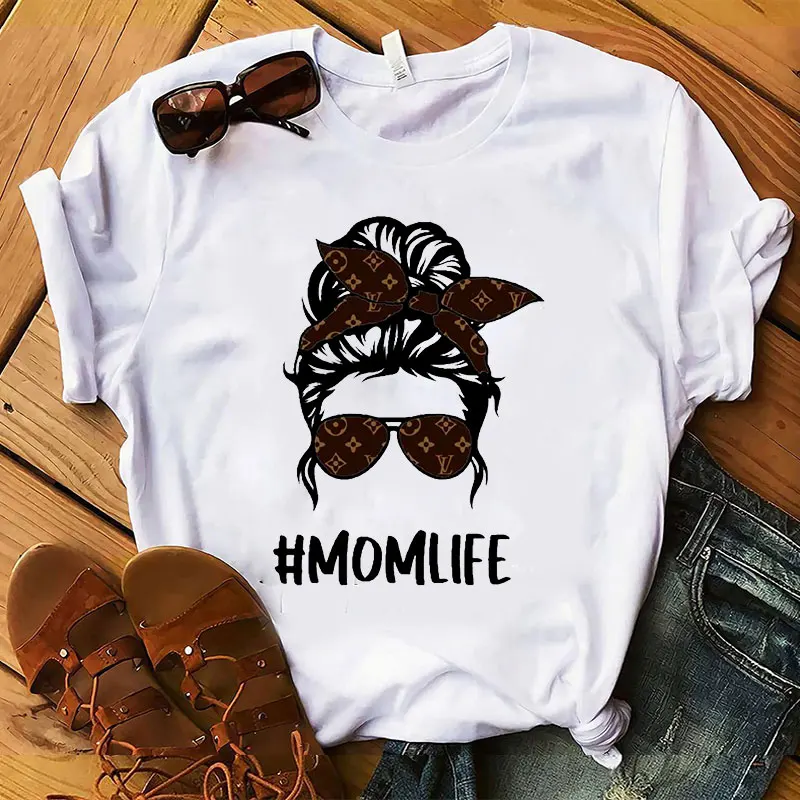 Wholesale T Shirt Women Plus Size Womens Fashion Mom Life Kid Life Leopard Graphic Oversized Tshirt
Wholesale T Shirt Women Plus Size Womens Fashion Mom Life Kid Life Leopard Graphic Oversized Tshirt