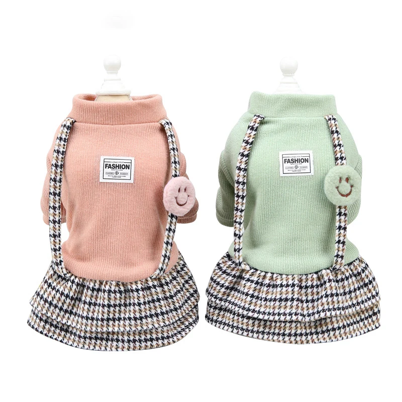 Winter Pet Dog Dresses Cotton Warm Smile Dresses For Dogs Cats Soft Chihuahua Skirt Small Dogs Custom ropa para perro, Green, pink
Winter Pet Dog Dresses Cotton Warm Smile Dresses For Dogs Cats Soft Chihuahua Skirt Small Dogs Custom ropa para perro, Green, pink