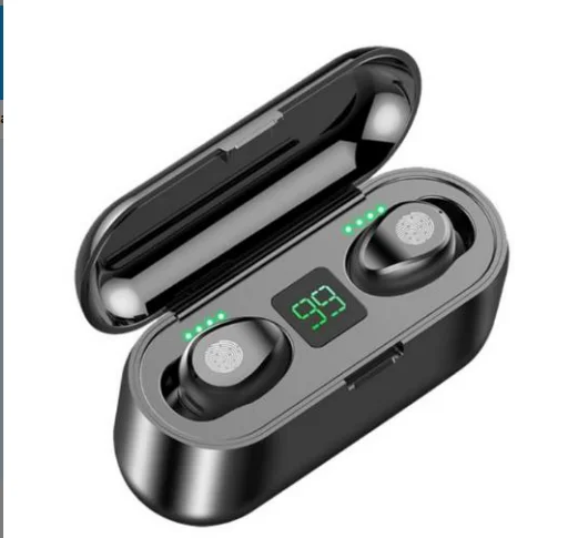 Cross-Border New Digital Display F9 TWS Wireless Earphone 5.0 Dual Call Power Display Sports Headset, Black
Cross-Border New Digital Display F9 TWS Wireless Earphone 5.0 Dual Call Power Display Sports Headset, Black