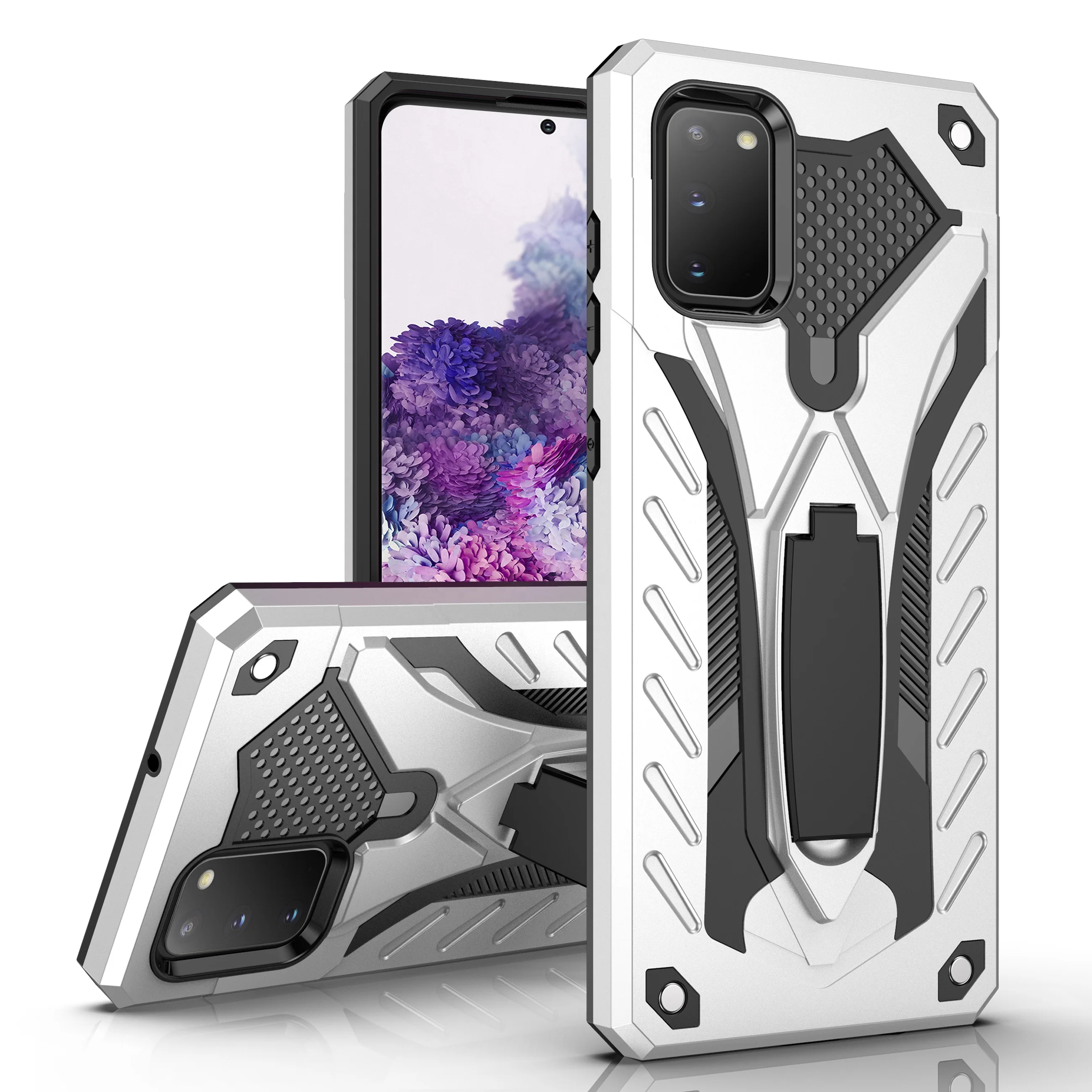 ZHIKE Latest Hybrid PC+TPU Rugged Anti-knock Armor Phone Case Back Cover for Samsung Galaxy S20, Black, red, blue, silver, rose gold, luxury gold
ZHIKE Latest Hybrid PC+TPU Rugged Anti-knock Armor Phone Case Back Cover for Samsung Galaxy S20, Black, red, blue, silver, rose gold, luxury gold
