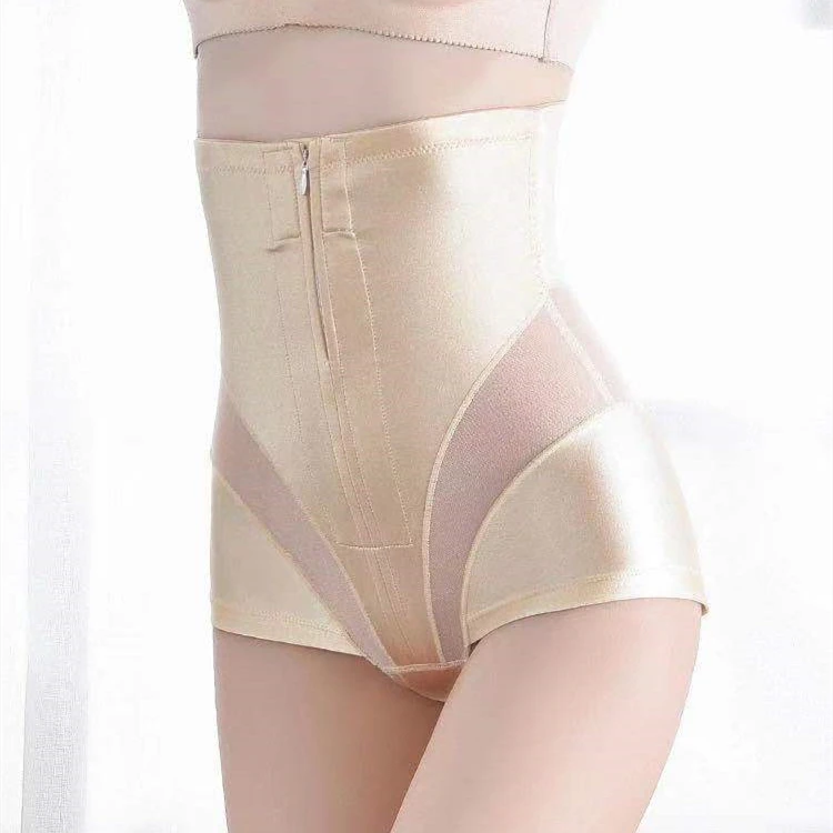 Women's High Resilience Zipper Postpartum Recovery Belly Fat Burnning Belt Body Slimming High Waist Shaperwear Gridle Panties, Black / skin
Women's High Resilience Zipper Postpartum Recovery Belly Fat Burnning Belt Body Slimming High Waist Shaperwear Gridle Panties, Black / skin