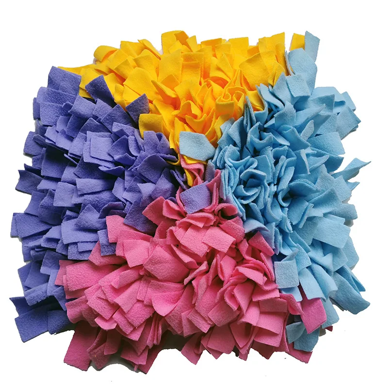 Wholesale Dog Sniffing Pad Soft Pet Nose Work Smell Snuffle Mat Training Feeding Foraging Skill Blanket Dog Play Mats, Customized color
Wholesale Dog Sniffing Pad Soft Pet Nose Work Smell Snuffle Mat Training Feeding Foraging Skill Blanket Dog Play Mats, Customized color