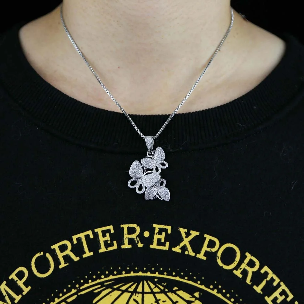 2021 Iced Out Bling 5A Cubic Zirconia 3pcs CZ Butterfly Charm Hip Hop Ice Box Chain Necklace, Black
2021 Iced Out Bling 5A Cubic Zirconia 3pcs CZ Butterfly Charm Hip Hop Ice Box Chain Necklace, Black