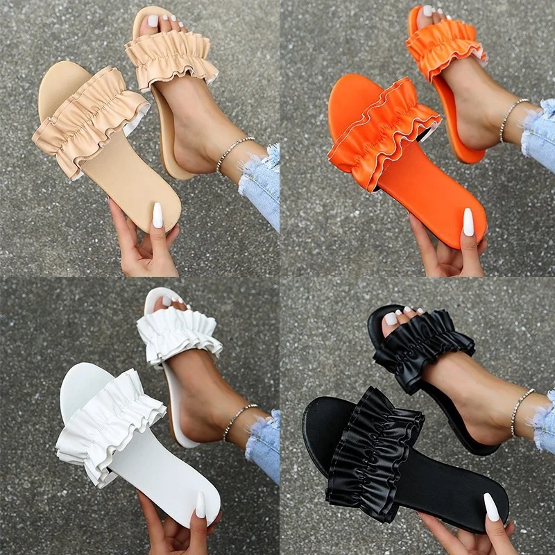 2022 New Women Slippers Flat Sandals Elegant And Fancy Summer Fashion Slippers Women Flat, Black, white, beige, orange
2022 New Women Slippers Flat Sandals Elegant And Fancy Summer Fashion Slippers Women Flat, Black, white, beige, orange