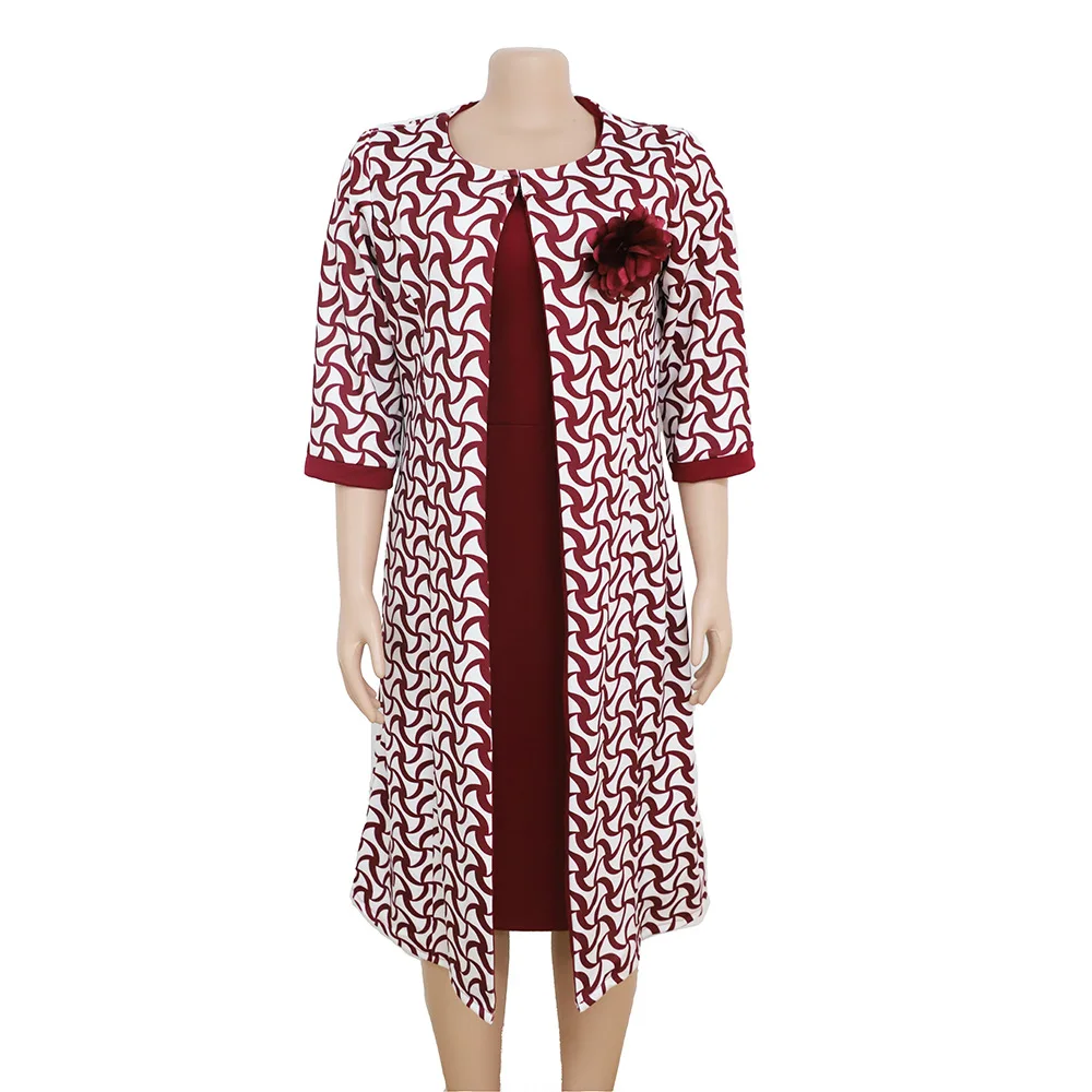 2020 popular African women's wear large size mom's clothing long printed coat African dress suit, Customized color
2020 popular African women's wear large size mom's clothing long printed coat African dress suit, Customized color