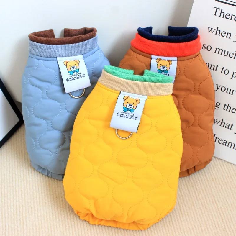 2 Legs Winter Warm Plus Thick Velvet Dog Cotton Padded Coat Jacket Puppy Vests For Small Medium Dogs, Multi colors
2 Legs Winter Warm Plus Thick Velvet Dog Cotton Padded Coat Jacket Puppy Vests For Small Medium Dogs, Multi colors