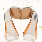 newest electric back and neck shiatsu massage collar machine ear pressure exercises with heat