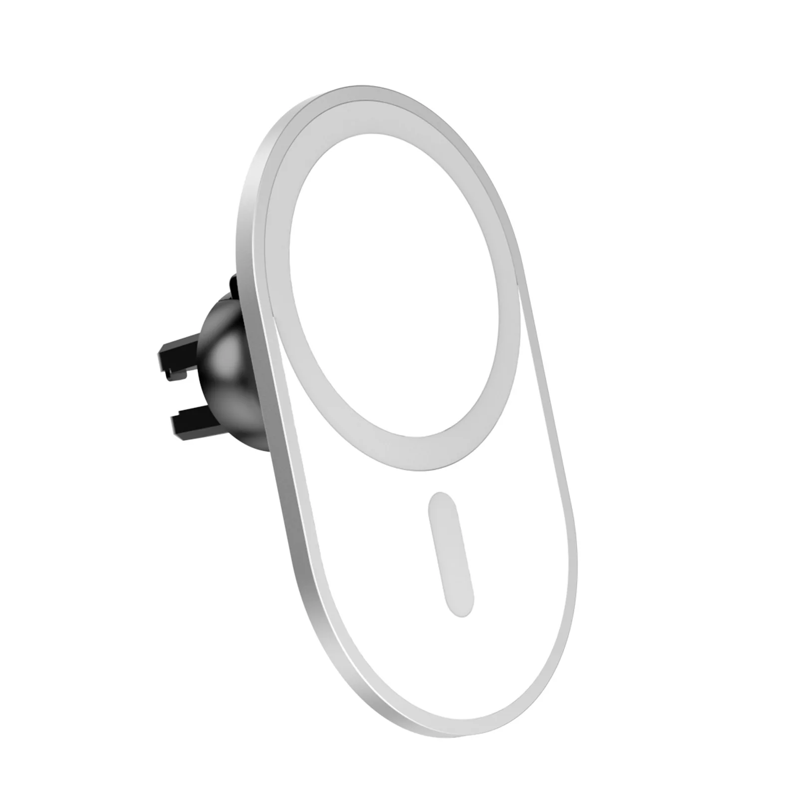 OEM 15W fast charging mobile phone magnetic type-c car wireless charging, Silver grey 
OEM 15W fast charging mobile phone magnetic type-c car wireless charging, Silver grey