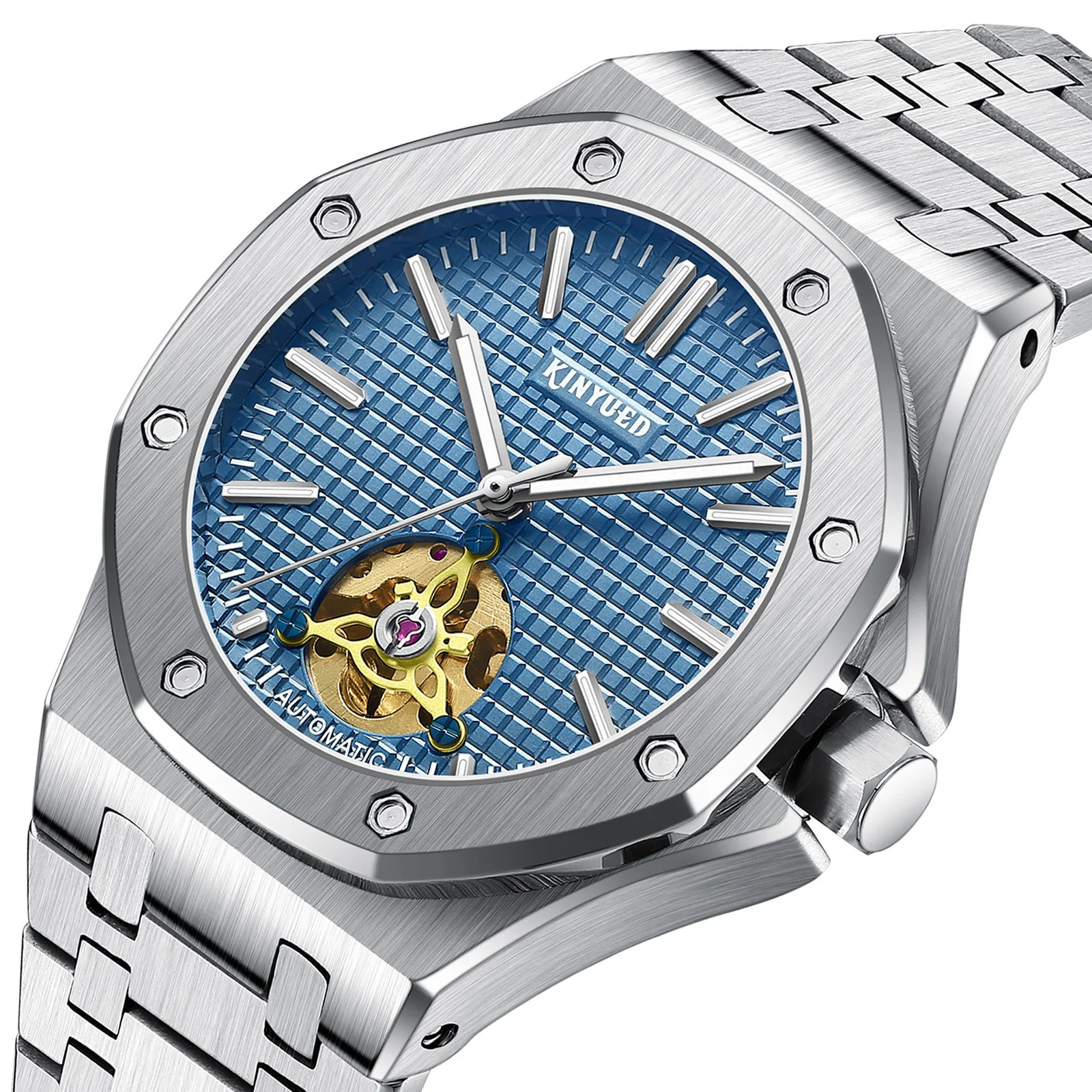 New Arrival Tourbillon Automatic Waterproof Stainless Steel Wrist Luxury Automatic Mechanical Watches for Men
New Arrival Tourbillon Automatic Waterproof Stainless Steel Wrist Luxury Automatic Mechanical Watches for Men