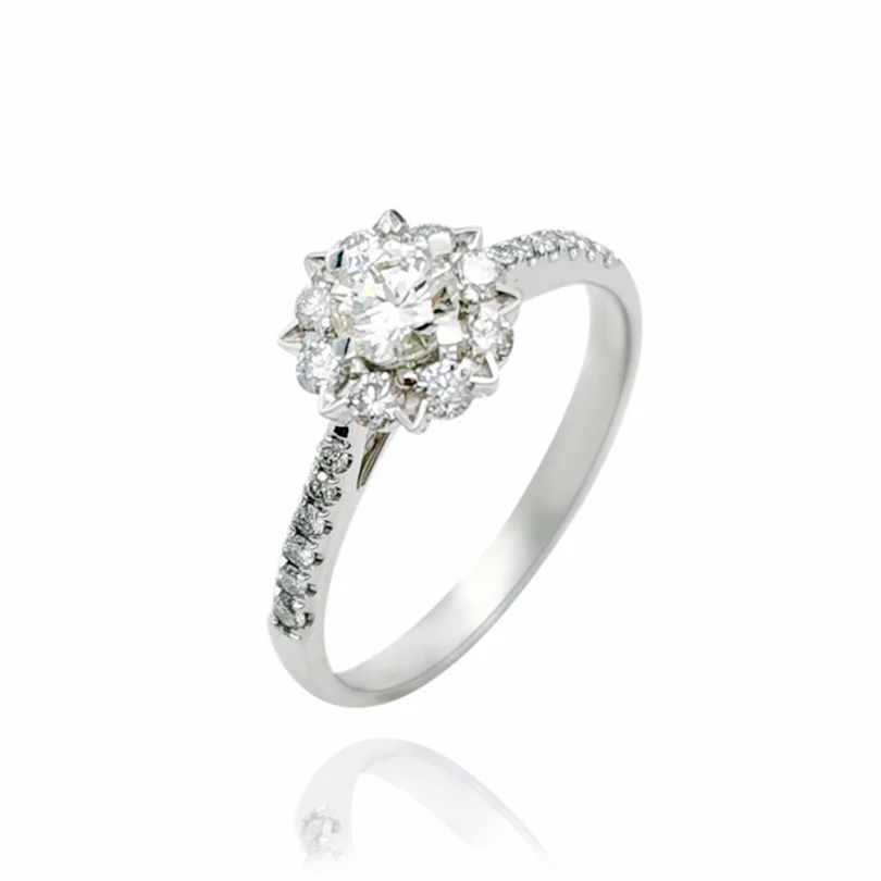 Engagement Ring Bridal Fine Jewelry 18K White Gold Natural Diamond, Custom Women Ring Jewelry 18K Diamond Wedding Rings
Engagement Ring Bridal Fine Jewelry 18K White Gold Natural Diamond, Custom Women Ring Jewelry 18K Diamond Wedding Rings