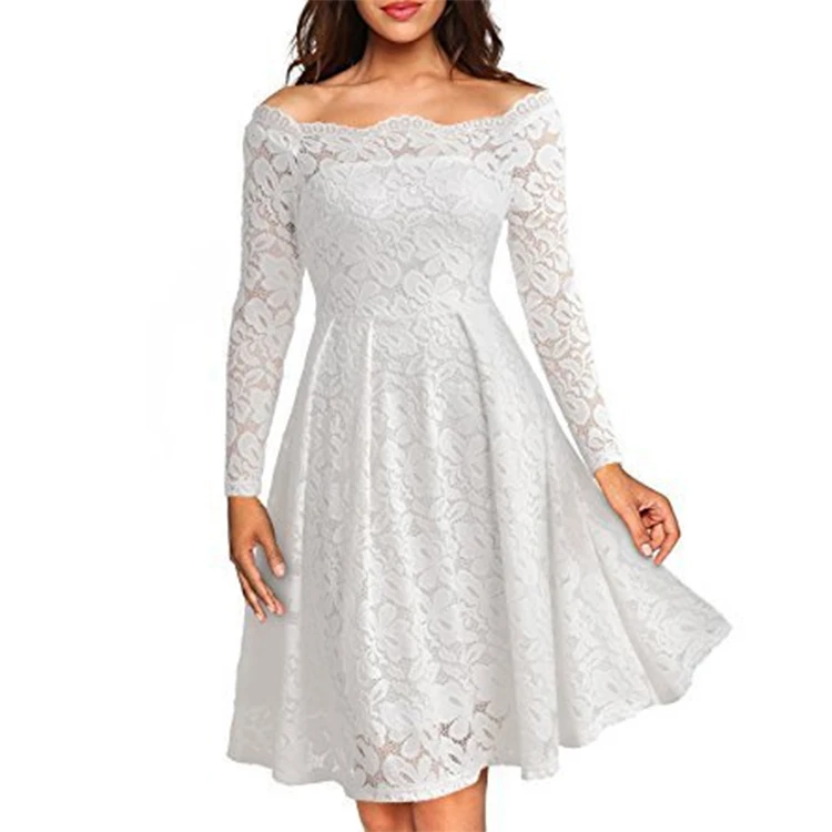 2021 Fashion Off Shoulder Embroidery Ladies Dresses Women Elegant Summer Bodycon Lace Dress
2021 Fashion Off Shoulder Embroidery Ladies Dresses Women Elegant Summer Bodycon Lace Dress