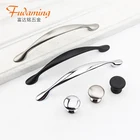 Modern simple arc small zamak handle for kitchen cabinet door wardrobe door