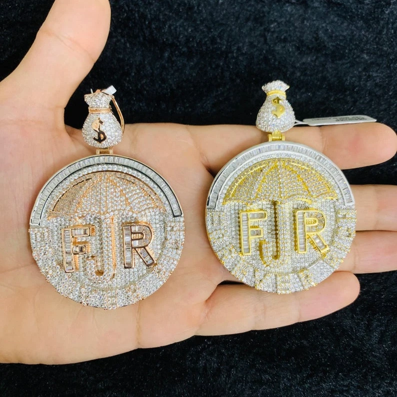 free rope chain bling hip hop full diamond jewelry micro pave cz round shape with umbrella forever rich men pendant necklace
free rope chain bling hip hop full diamond jewelry micro pave cz round shape with umbrella forever rich men pendant necklace