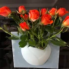 Reusable Detachable,Office Potted Vase,Party,Exhibition,Wedding,Shop,Home Kitchen Decoration Small Silicon Sticky Vase Pot