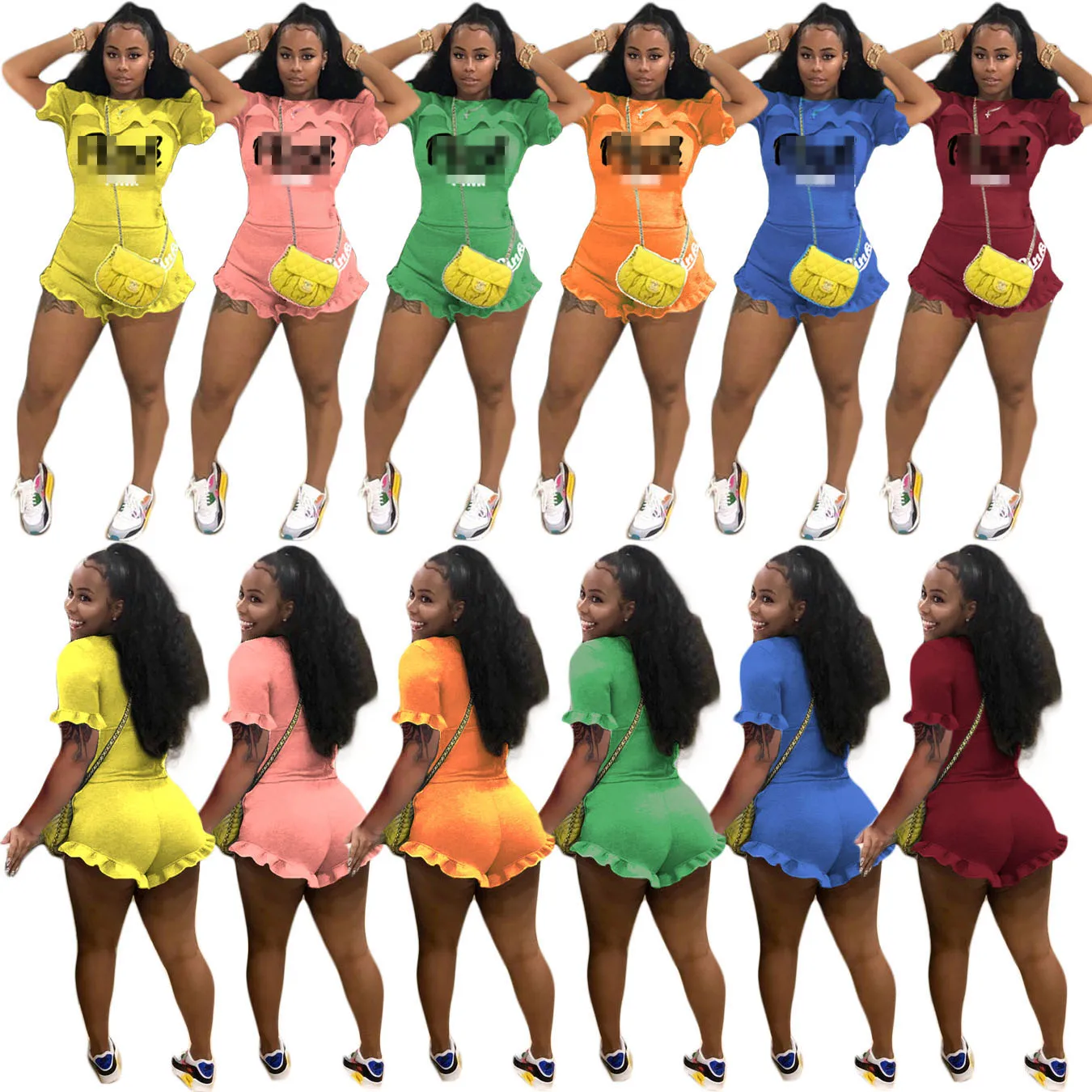LW-M052 Lounge wear pink two piece set clothing ruffle style workout sets women, As picture or customized make
LW-M052 Lounge wear pink two piece set clothing ruffle style workout sets women, As picture or customized make