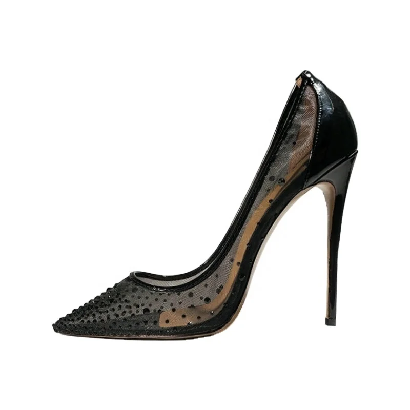 Wholesale Custom made Black High Heels Wedding shoes womens pumps size 13 12 see through pointed toe ladies shoes
Wholesale Custom made Black High Heels Wedding shoes womens pumps size 13 12 see through pointed toe ladies shoes