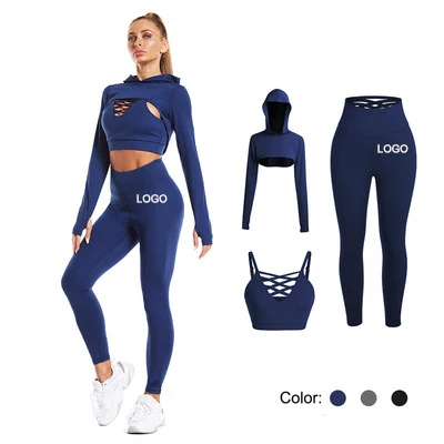 3 PCS Sports seamless gym suit exercise suit hollow top yoga suit women's sportswear gym fitness sets
3 PCS Sports seamless gym suit exercise suit hollow top yoga suit women's sportswear gym fitness sets