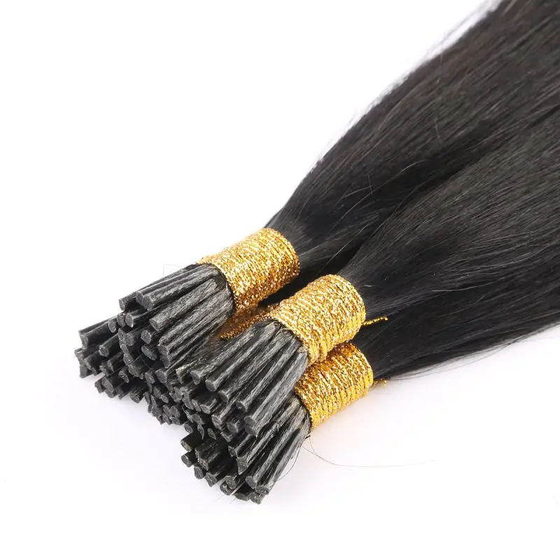 Hot Sale Wholesale Brazilian virgin hair i Tip Hair extensions human hair, Natural color #1
Hot Sale Wholesale Brazilian virgin hair i Tip Hair extensions human hair, Natural color #1