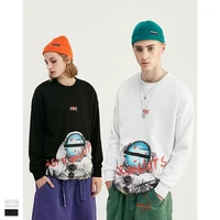 Wholesale Clothing Streetwear Astronauts Print Space Elements Fleece Men Sweatshirt In White And Black Men Loose Fit Streetwear
Wholesale Clothing Streetwear Astronauts Print Space Elements Fleece Men Sweatshirt In White And Black Men Loose Fit Streetwear