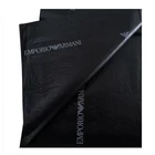 Custom printed logo luxury fancy gloss black garment wrapping paper tissue