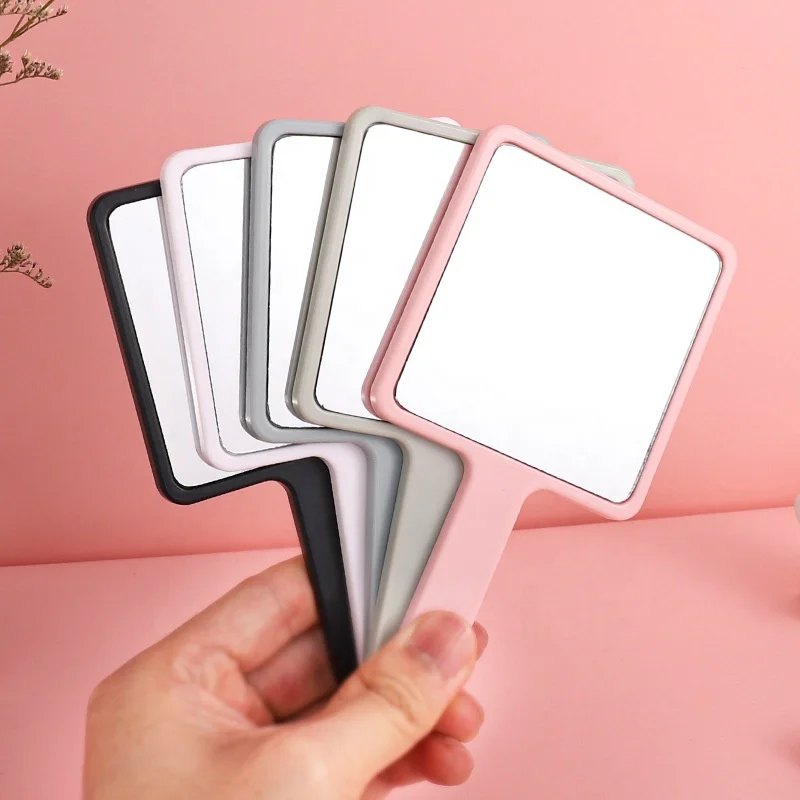 Portable Handheld Mini Pocket Mirror Smart Makeup Mirror, White black pink green blue
Portable Handheld Mini Pocket Mirror Smart Makeup Mirror, White black pink green blue
