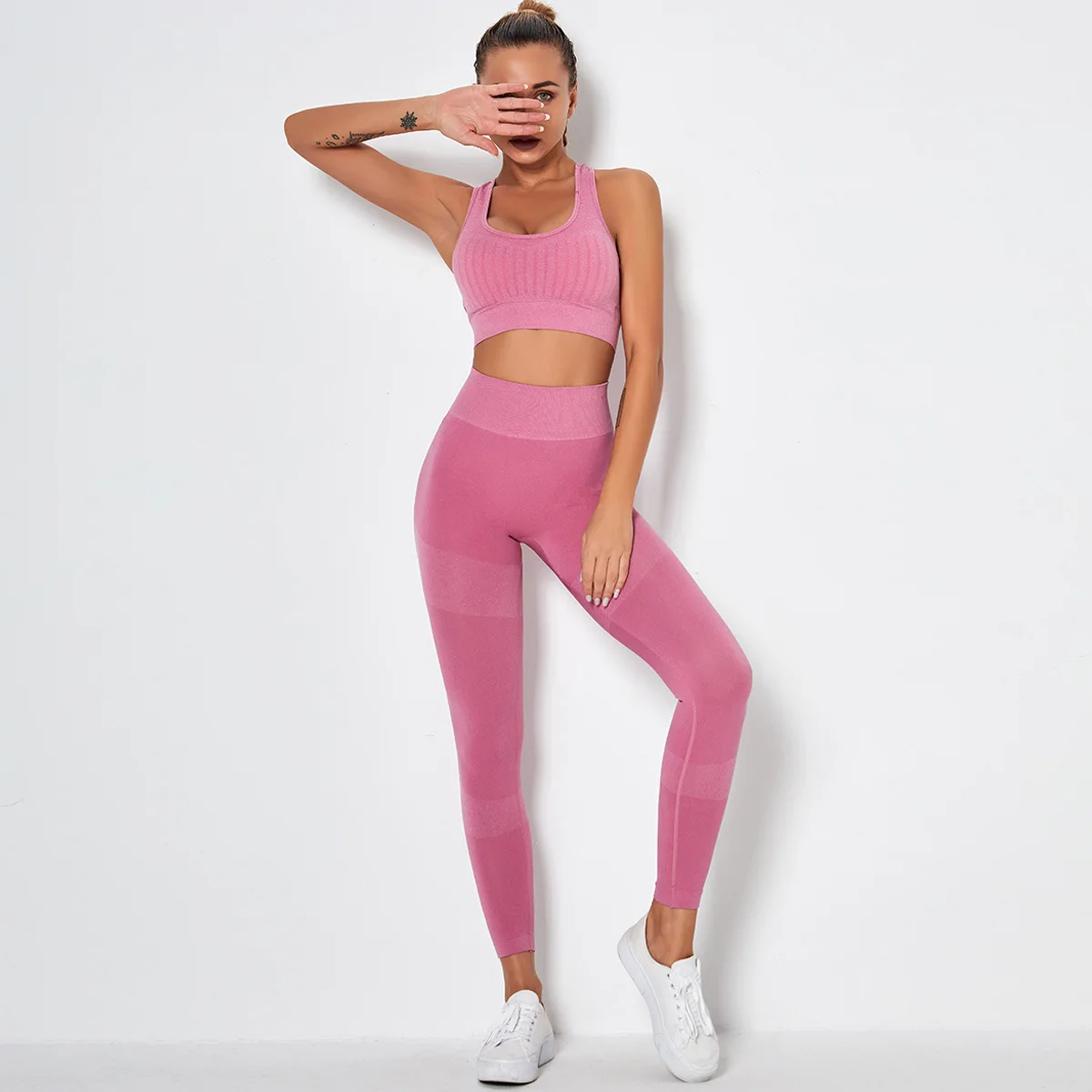 AOLA 2 Piece Fashion Comforter Legging Sexy For Workout Wholesale Clothes Women Fitness Sets, Black/grey purple/blue/baby blue/grey/pink
AOLA 2 Piece Fashion Comforter Legging Sexy For Workout Wholesale Clothes Women Fitness Sets, Black/grey purple/blue/baby blue/grey/pink