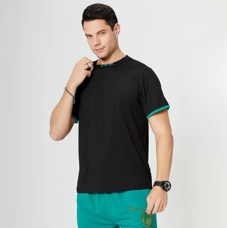 Casual And Fashion Wholesale Gym Mens T Shirt Summer Contrast Sleeve Blank Design Short Sleeve Clothes, As pictures
Casual And Fashion Wholesale Gym Mens T Shirt Summer Contrast Sleeve Blank Design Short Sleeve Clothes, As pictures