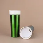 White Ceramic Sublimation Coffee Cup with lid