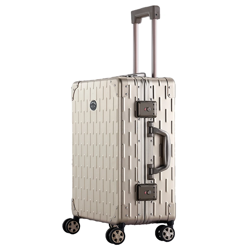 large metal suitcase