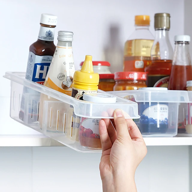SHIMOYAMA Clear Plastic PP Kitchen Storage Box with Internal Adjustable Dividers, Transparent
SHIMOYAMA Clear Plastic PP Kitchen Storage Box with Internal Adjustable Dividers, Transparent