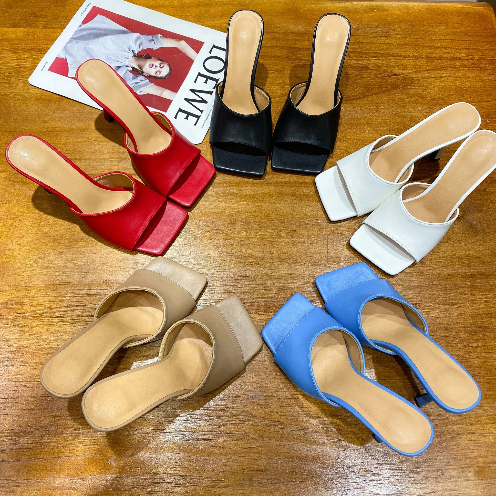 2021 Europe and the United States show style spring, summer and autumn high heeled open toe sandals for women
2021 Europe and the United States show style spring, summer and autumn high heeled open toe sandals for women