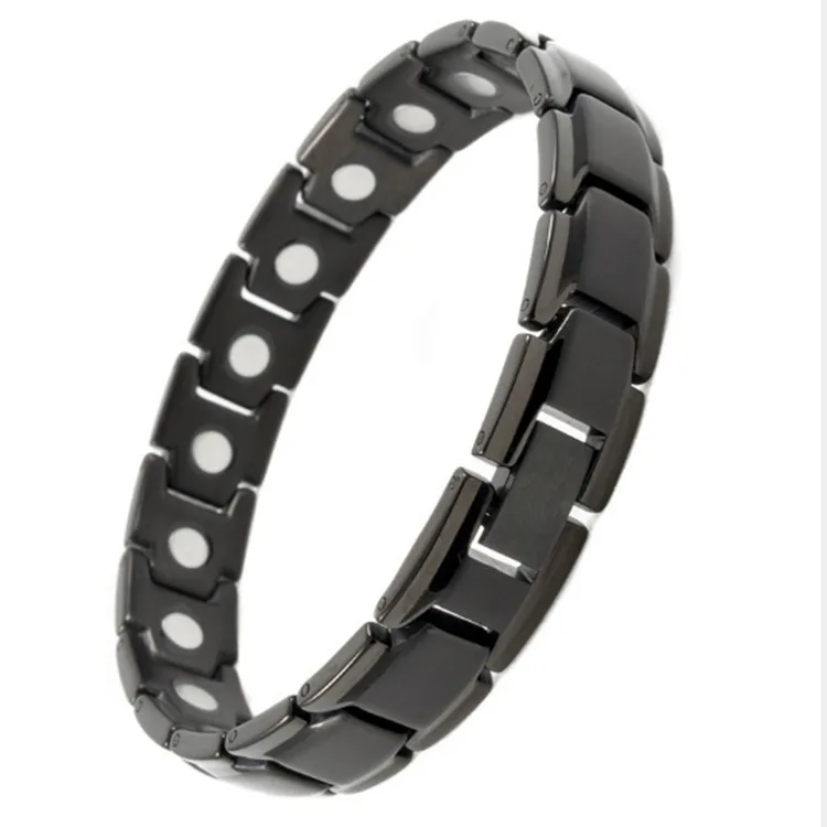 European and American bracelet titanium steel health magnetic bracelet classic men bracelet black
European and American bracelet titanium steel health magnetic bracelet classic men bracelet black