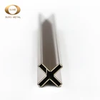 Foshan cheap price X shape color stainless steel profile channels sizes