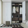 custom guangzhou mounted furniture diy wall teak wood closet clothes wardrobe cabinets