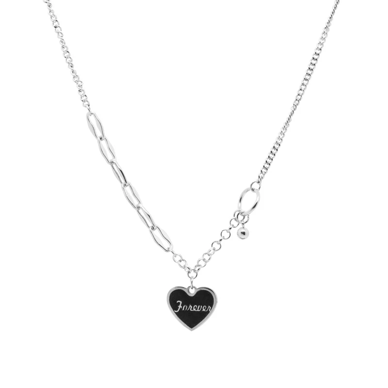 Amazon hot sale wholesale Korean style personality jewelry 925 sterling silver hiphop sweater chain heart necklace
Amazon hot sale wholesale Korean style personality jewelry 925 sterling silver hiphop sweater chain heart necklace