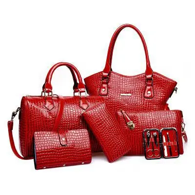MH3002 6 Pieces Set Bag Handbags For Women Bags Ladies Handbag and Purse Shoulder Handbag Sets 6 Pieces
MH3002 6 Pieces Set Bag Handbags For Women Bags Ladies Handbag and Purse Shoulder Handbag Sets 6 Pieces