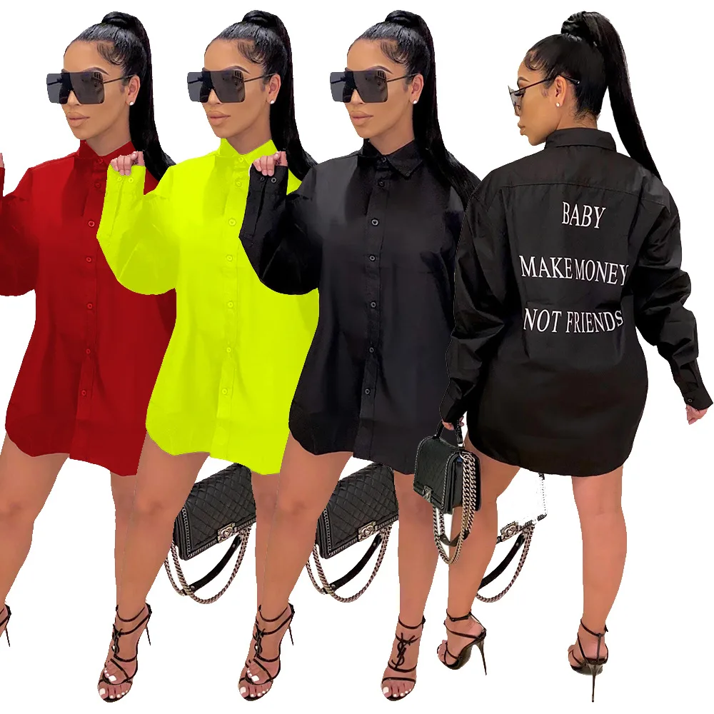 Autumn And Winter Solid Color With Letter Offset Printing Ladies Long Sleeve Shirt Skirt Bag Hip Skirtz, 7 colors
Autumn And Winter Solid Color With Letter Offset Printing Ladies Long Sleeve Shirt Skirt Bag Hip Skirtz, 7 colors