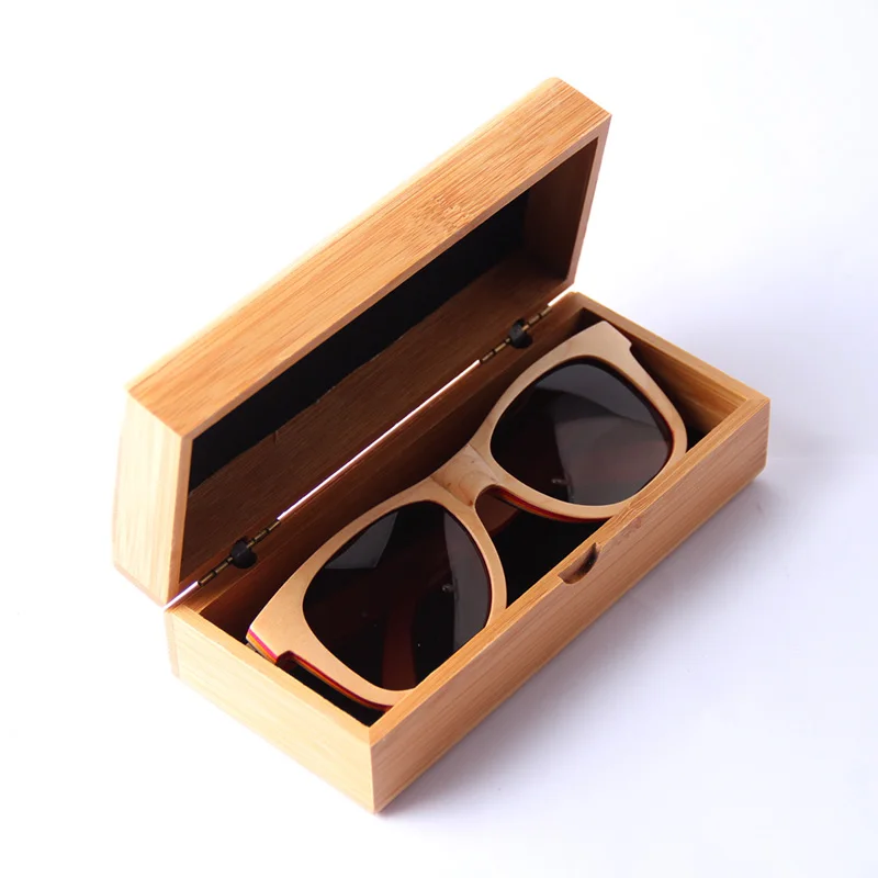 Rectangle Bamboo Sunglasses Case Custom Logo Eyeglasses Glasses Case Packaging Bags Sunglass Box, Natural bamboo /brown bamboo
Rectangle Bamboo Sunglasses Case Custom Logo Eyeglasses Glasses Case Packaging Bags Sunglass Box, Natural bamboo /brown bamboo