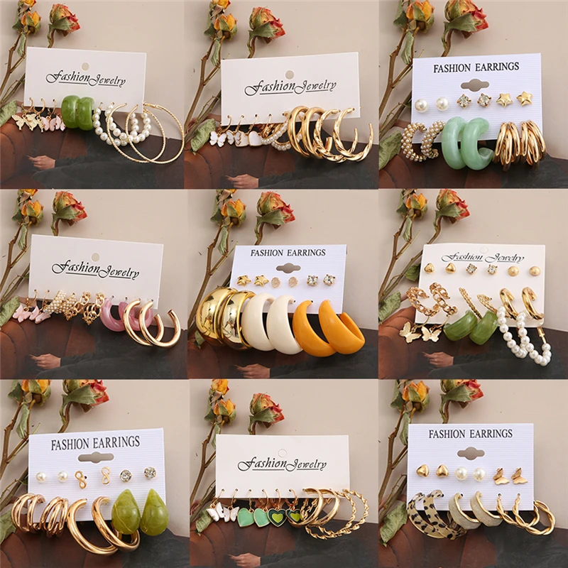 Finetoo fashion big circle golden simulation pearl geometric circle green heart-shaped earrings female acrylic butterfly earring
Finetoo fashion big circle golden simulation pearl geometric circle green heart-shaped earrings female acrylic butterfly earring