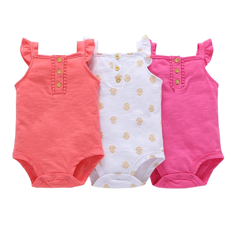 Summer clothing newborn 3 piece bodysuits 100% cotton baby romper sleeveless newborn baby suit, Multi color
Summer clothing newborn 3 piece bodysuits 100% cotton baby romper sleeveless newborn baby suit, Multi color