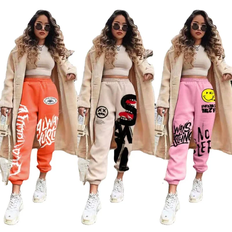 European And American Thick Sweatpants Women Fashion Street Wear Women's Trousers & Pants, As picture
European And American Thick Sweatpants Women Fashion Street Wear Women's Trousers & Pants, As picture