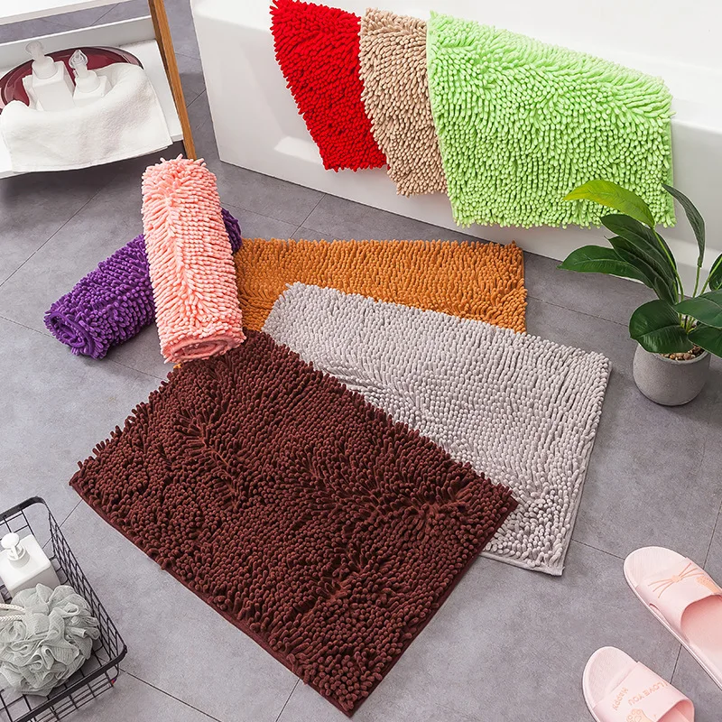 50*80 cm Non-slip Bath Mat Chenille Bathroom Rug Machine-washable Anti-slip Shower Water Absorbent Soft mat, Existing colors
50*80 cm Non-slip Bath Mat Chenille Bathroom Rug Machine-washable Anti-slip Shower Water Absorbent Soft mat, Existing colors