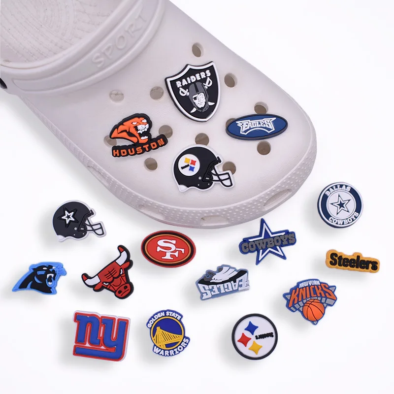 Wholesale NFL Houston Croc Charms PVC Shoe Charm American Football Team Shoes Decoration Charms Shoe
Wholesale NFL Houston Croc Charms PVC Shoe Charm American Football Team Shoes Decoration Charms Shoe