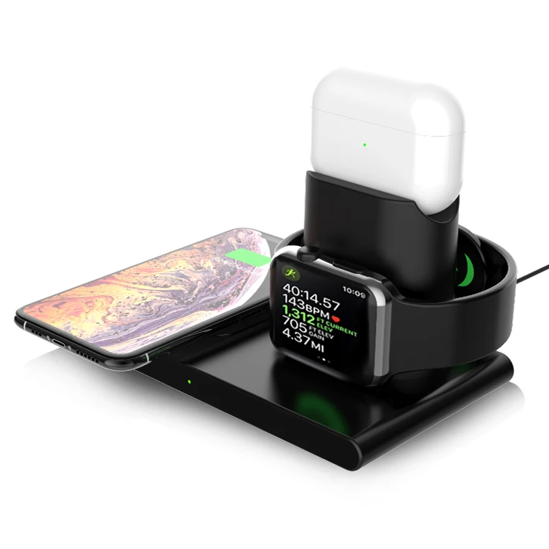 Wholesale Mobile Phones Accessories 3 in 1 10w qi wireless charger pad for iphone charger, Black
Wholesale Mobile Phones Accessories 3 in 1 10w qi wireless charger pad for iphone charger, Black