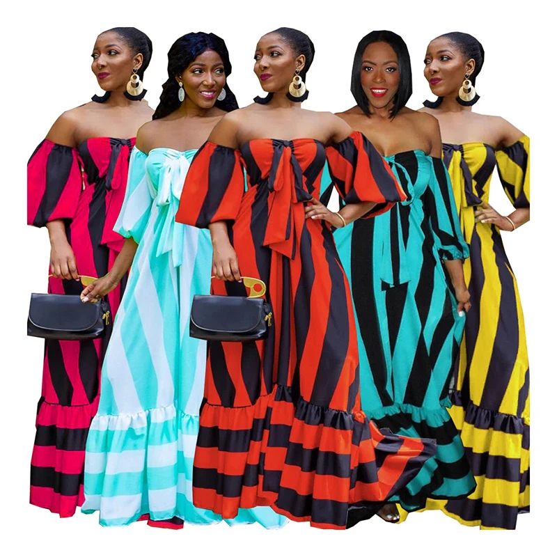 2021 New Arrivals Off Shoulder Women Sexy Plus Size Women Apparel Printing Maxi Dress, 5 colors
2021 New Arrivals Off Shoulder Women Sexy Plus Size Women Apparel Printing Maxi Dress, 5 colors