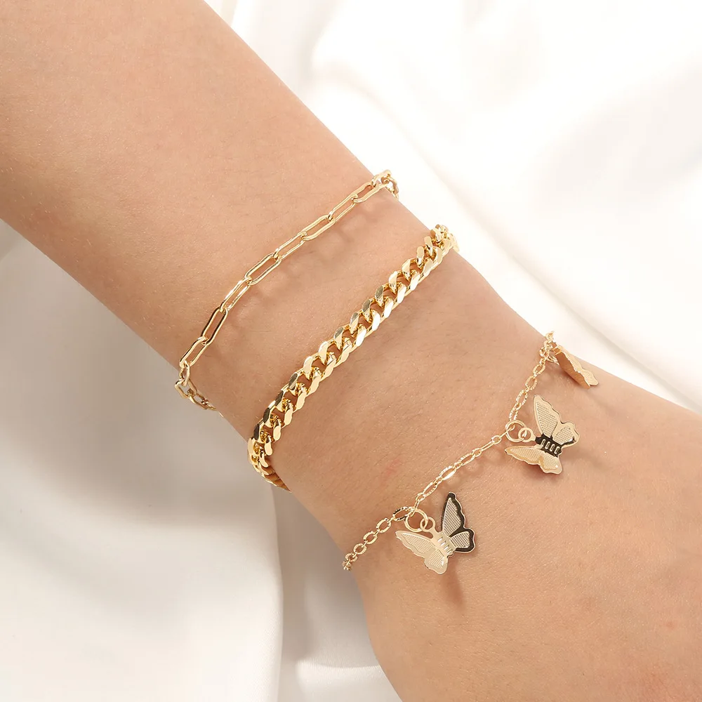 detachable multilayer bracelet accessories women fashion accessories cuban butterfly bracelet
detachable multilayer bracelet accessories women fashion accessories cuban butterfly bracelet