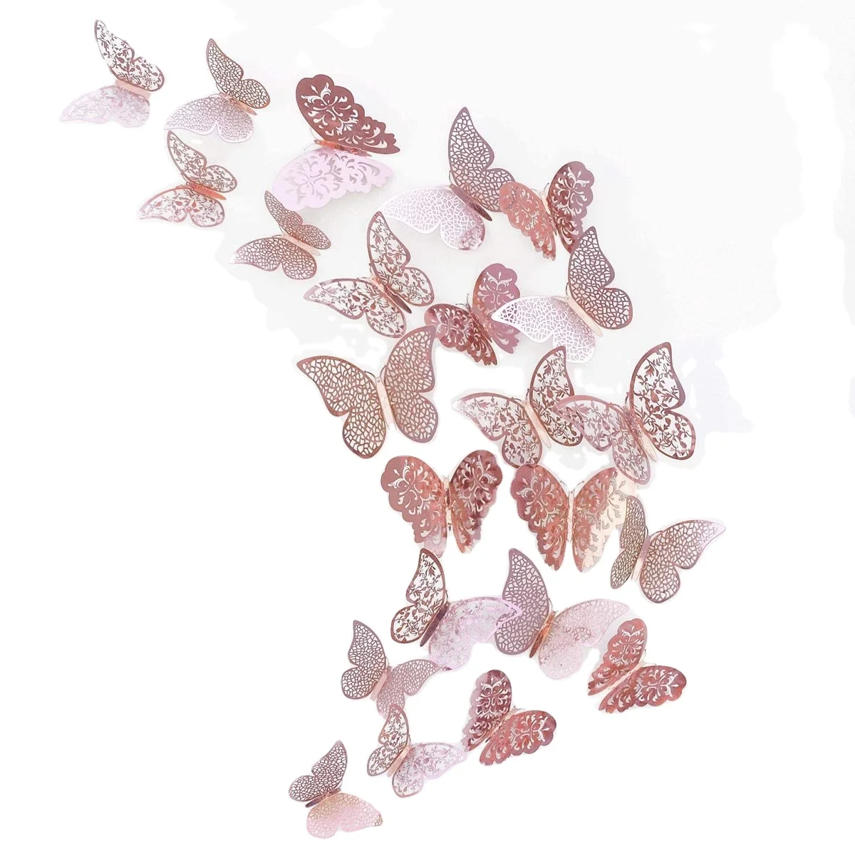 12pcs/pack 3D Mirror Hollow Butterfly Wall Stickers Butterfly Wall Decals Room Wall Decoration for Bedroom Party Wedding Decors
12pcs/pack 3D Mirror Hollow Butterfly Wall Stickers Butterfly Wall Decals Room Wall Decoration for Bedroom Party Wedding Decors