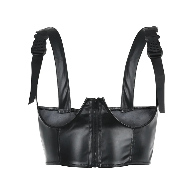 European and American Style Women's Motorcycle Style Sexy Zipper Schoolbag Buckle Waist Pu Leather Fashion Vest
European and American Style Women's Motorcycle Style Sexy Zipper Schoolbag Buckle Waist Pu Leather Fashion Vest